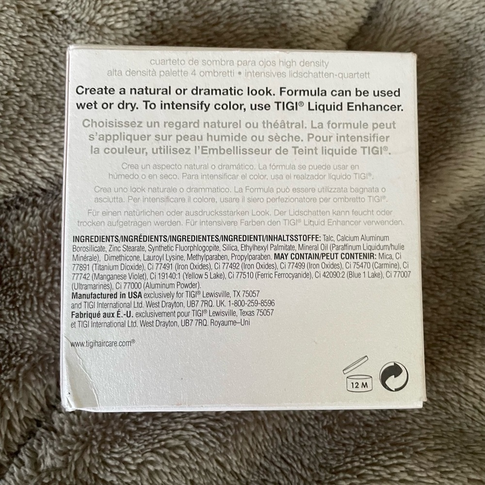 🎁GIFTED🎁TIGI High Density Quad Eye Shadow Palette - Picture 4 of 5